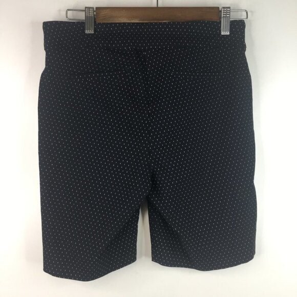 HILARY RADLEY Black Pull On Bermuda Shorts Stretch Size M - Picture 5 of 6